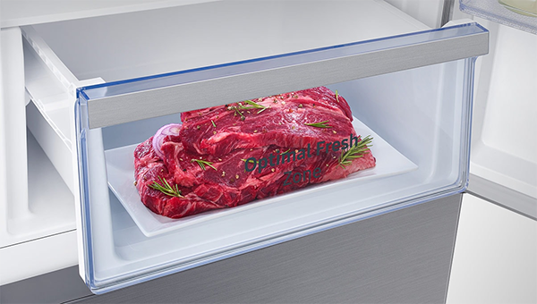 Ngăn cấp đông mềm Optimal Fresh Zone trên tủ lạnh Samsung